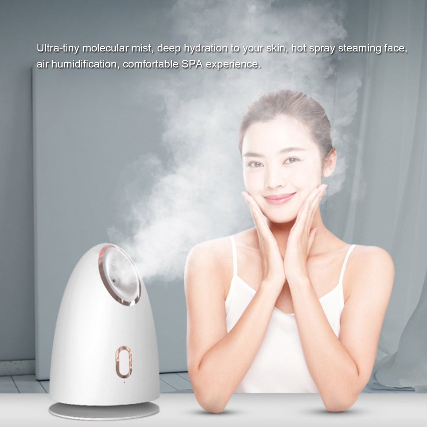 Electrical Facial Steamer Skin Care Face Spa Professional Nano Lonic